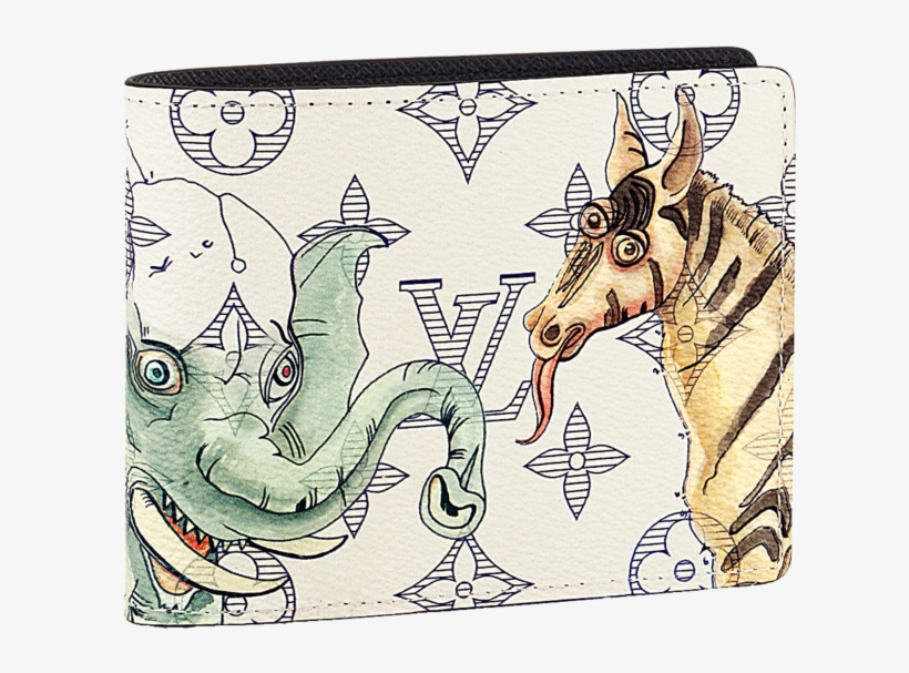 M62067 - Louis Vuitton Animal Wallet, transparent png #464305