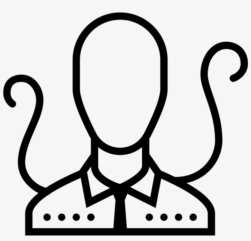 Slender Man Icon - Slenderman Png, transparent png #464409