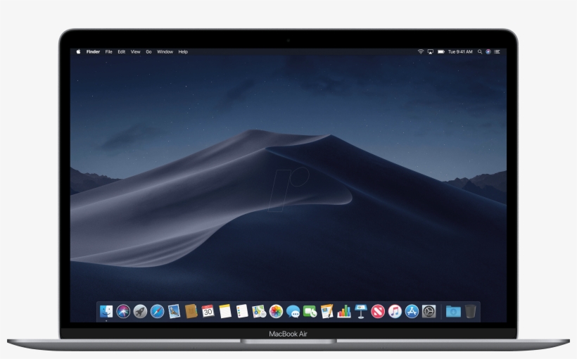 Macbook Air Support - Mac Os Mojave Dark Mode, transparent png #464516