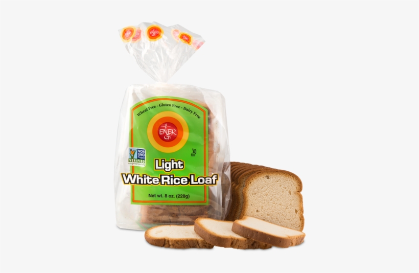 Ener-g Light White Rice Loaf - Ener-g - Bread Light White Rice Loaf Gluten-free -, transparent png #464559