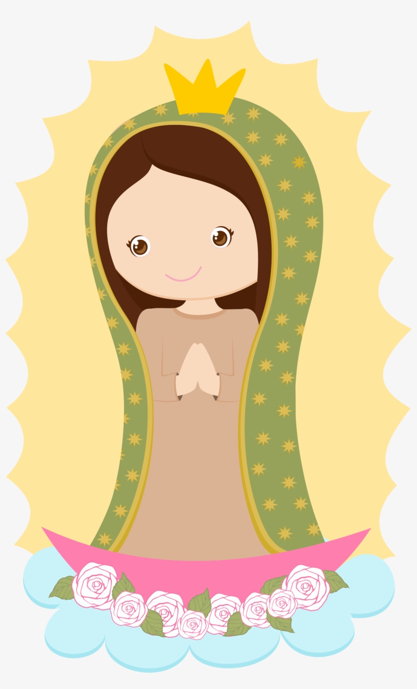 Aquí Te Dejo Algunas Imágenes O Ideas Para La Primera - Virgencita De Guadalupe Caricatura, transparent png #464606