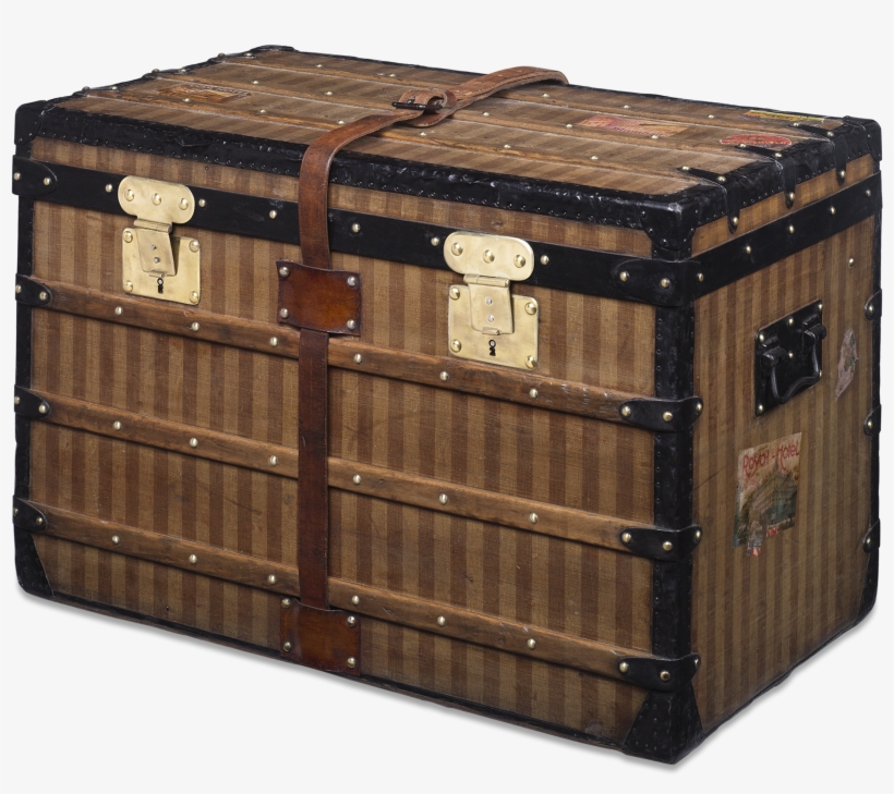 Louis Vuitton Rayée Steamer Trunk - Raya, transparent png #464620