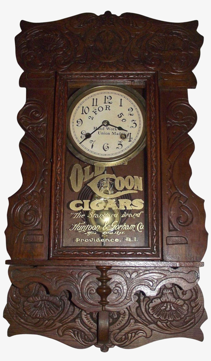 Rare Hanging Gingerbread "old Coon Tobacco" Advertising - Antique, transparent png #464873