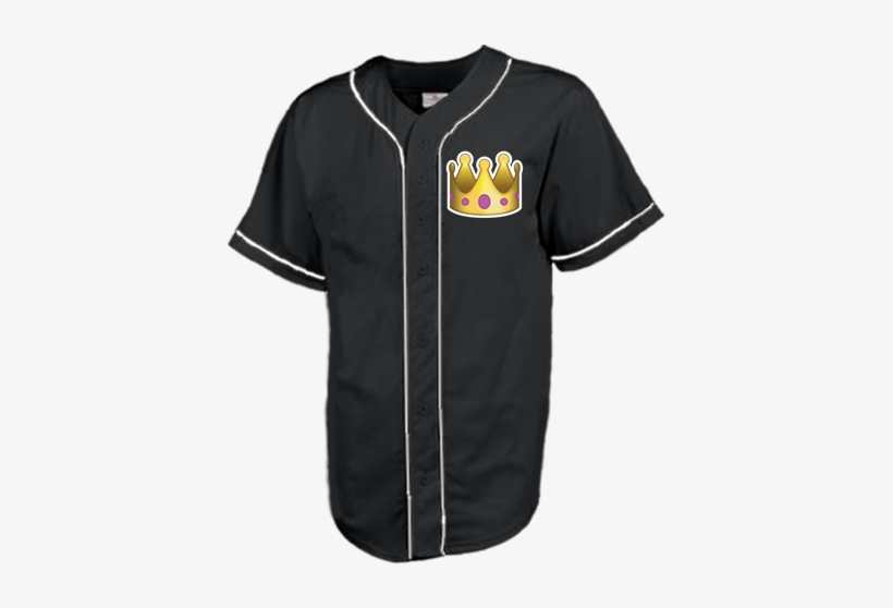 Black Pink Crown Emoji - Sharks Baseball Uniforms, transparent png #465261