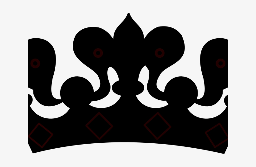 Crown Clipart Black And White, transparent png #465409