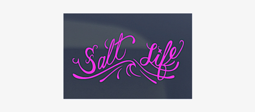 Salt Life Medium Decals Are Made From Uv Rated Vinyl - Salt Life Pink Decal, transparent png #465411