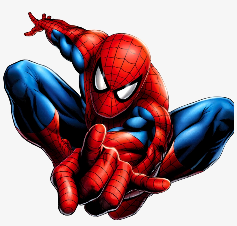 Spider-man Cartoon Png Transparent Image - Transparent Background Spiderman Clip Art, transparent png #465480