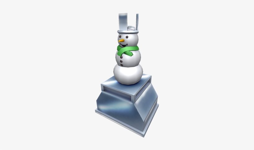 Roblox Winter Games 2014 Silver Trophy - Trophy, transparent png #465903