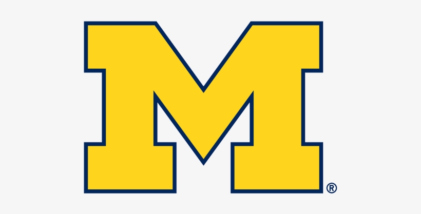 2018 Michigan Wolverines Footb, Schedule, Um - Michigan Wolverines Block M, transparent png #465940