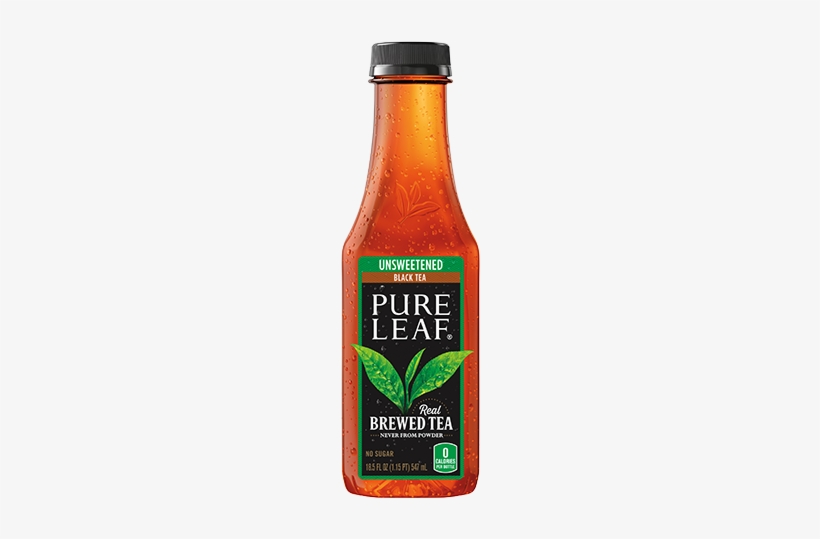 Unsweetened Black Tea - Pure Leaf 18.5 Oz, transparent png #466252