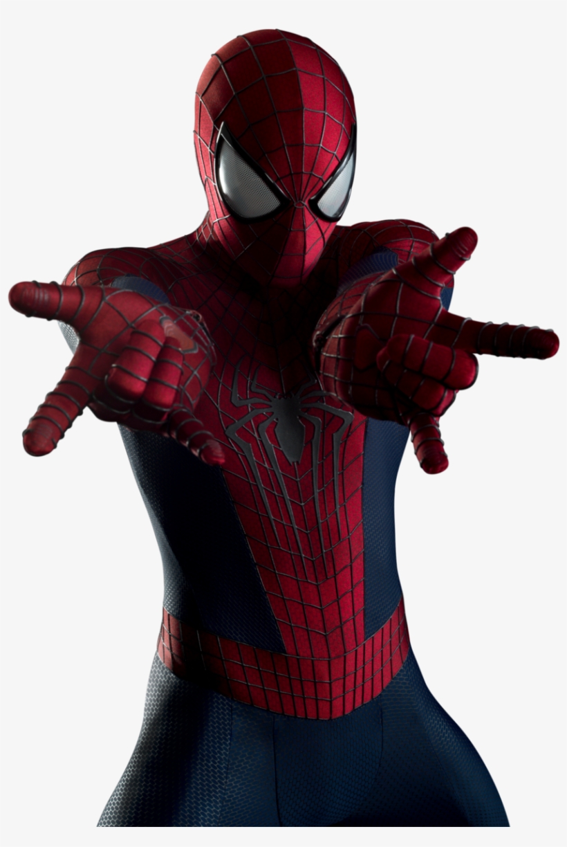 The Amazing Spiderman Png Image - Spider Man Spraying Web, transparent png #466291