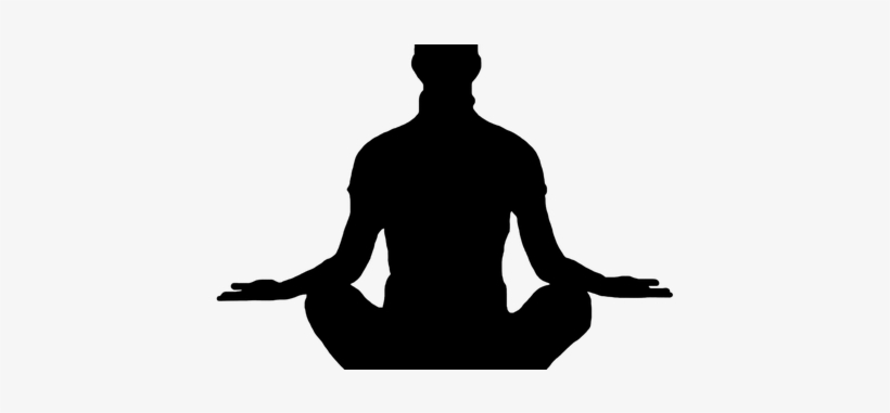 Meditation Clipart Silhouette - Yoga Clip Art, transparent png #466674