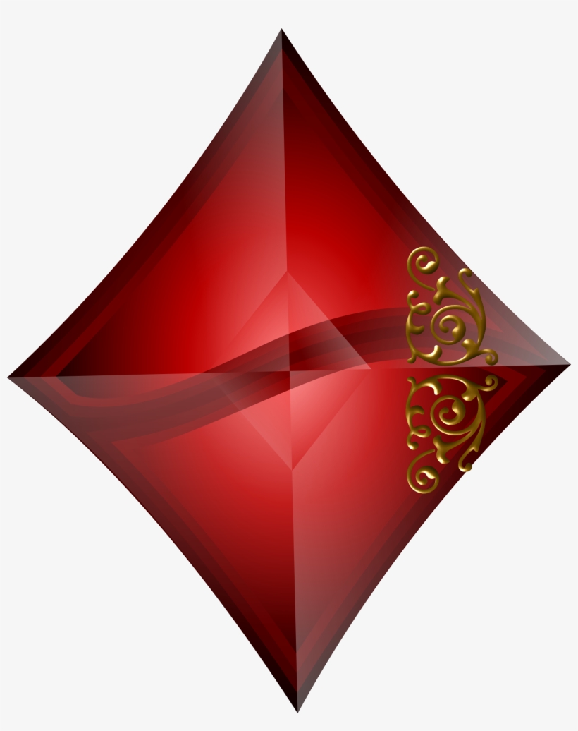 Diamond Vector Art - Simbolos De Cartas Png, transparent png #466893