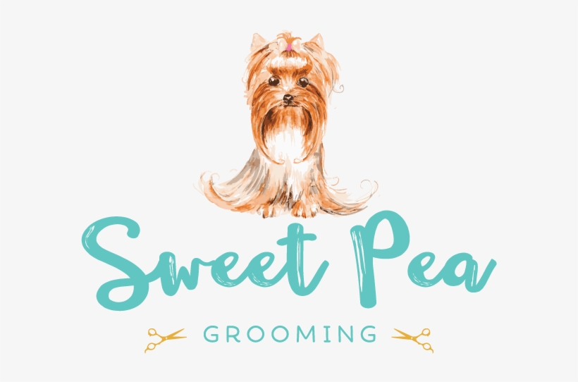 Sweet Pea Grooming Logo Small Png For Web - Logo, transparent png #467202