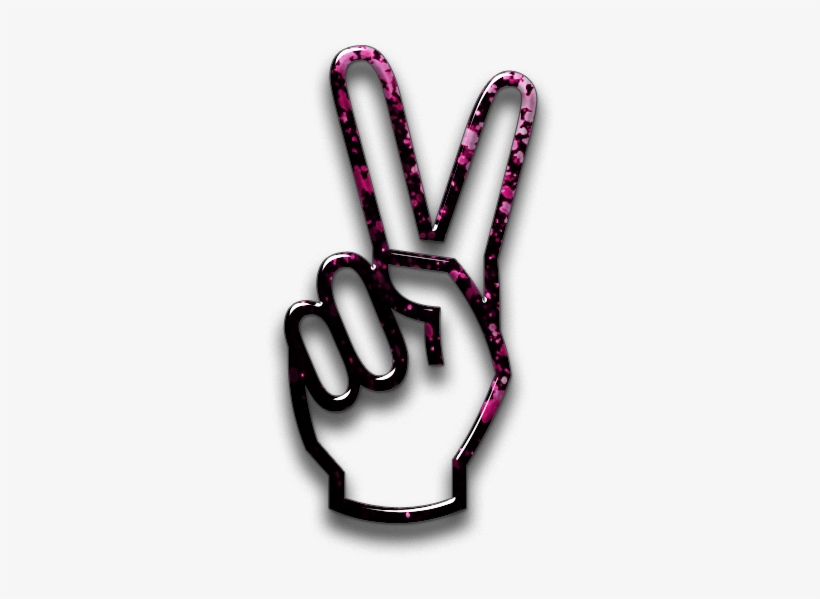 simple hand peace sign