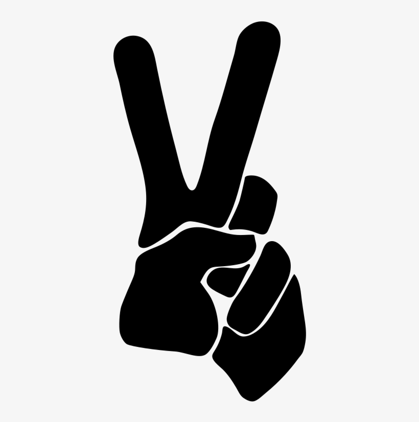 Medium Image - Victory Finger Clip Art, transparent png #467303