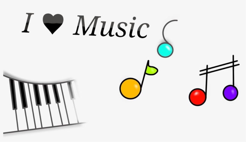I Love Music Png Photo - Graphic Design, transparent png #467556