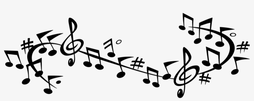 Music Vector Swirl - Musical Note Music Note Banner, transparent png #467604