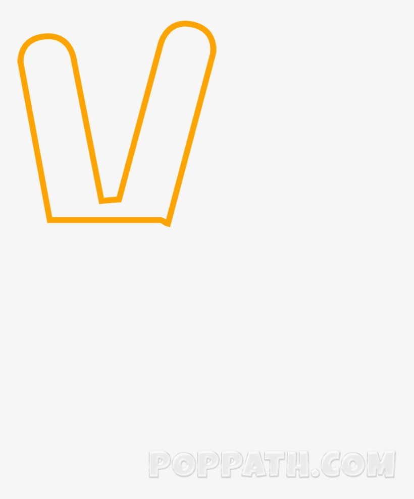 First Create A Curved V Shape For The Peace Fingers Free Transparent