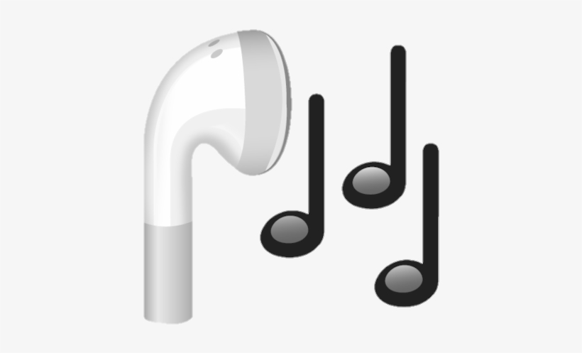 Grunge, Headphones, And Music Image - Emoji Música Png, transparent png #467771