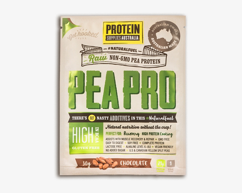 Pea Choc Single V=1495149427 - Peapro Raw Pea Protein (vanilla) 3kg, transparent png #468056
