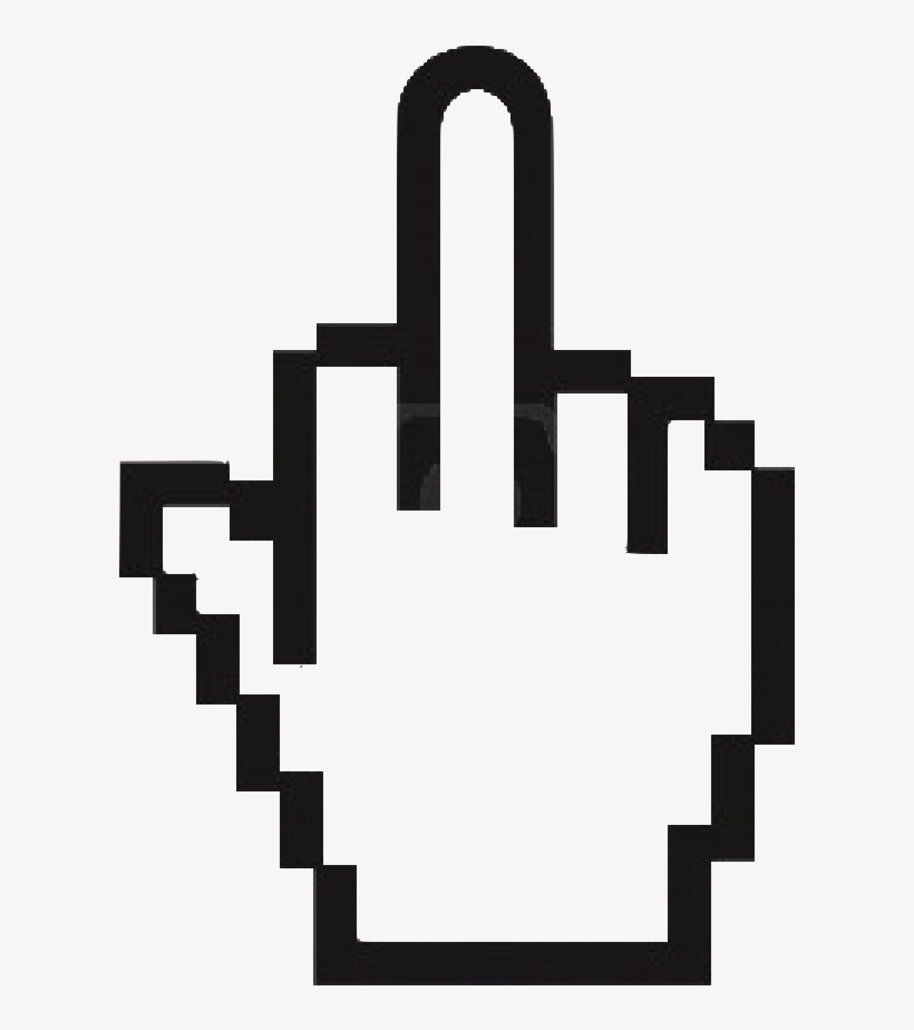 Why Not Start This - Middle Finger Cursor Png, transparent png #468079