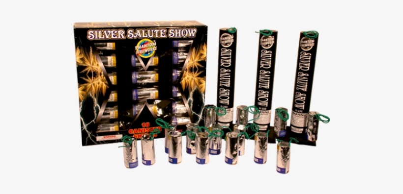 Silver Salute Show, 18 Pcs - Salute, transparent png #468379