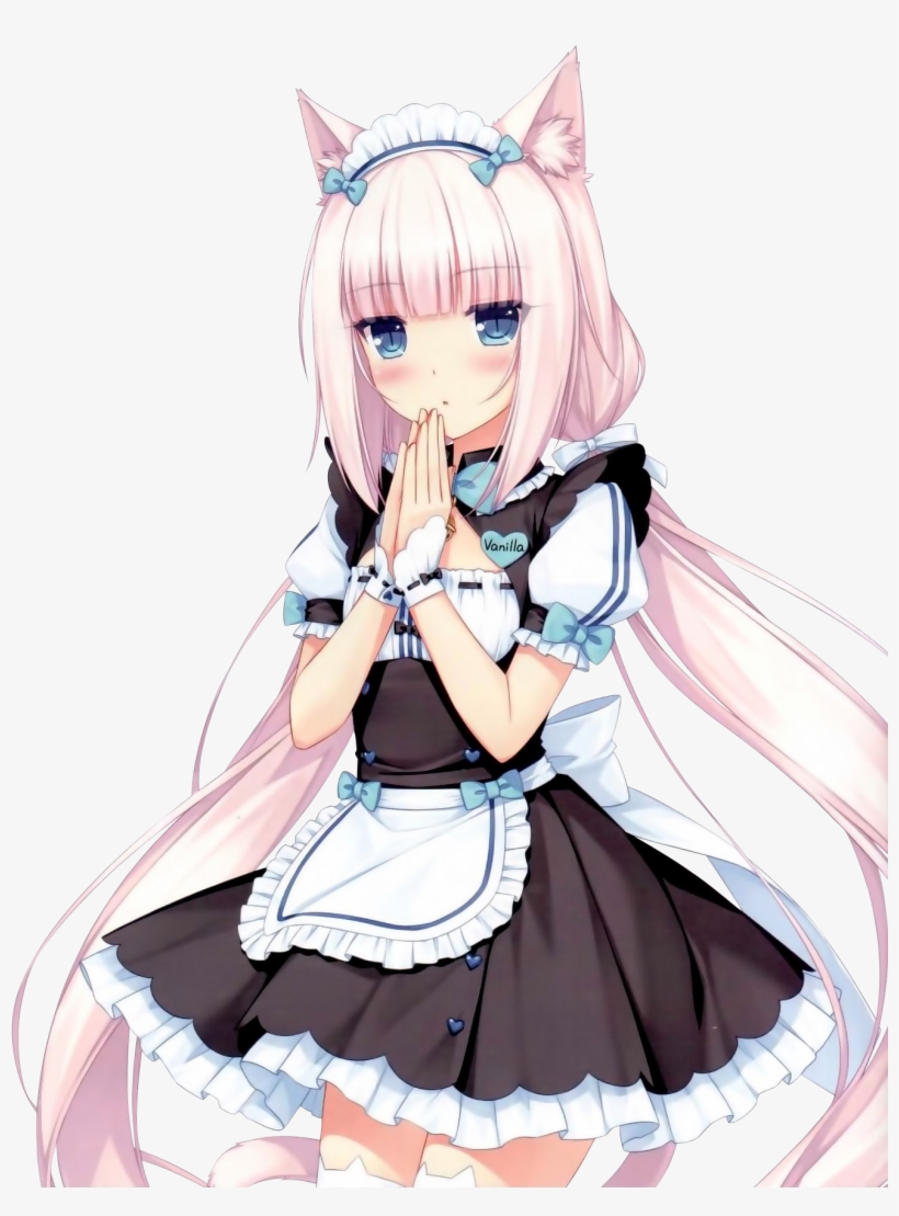 Because Its Vanilla - Nekopara Vanilla Maid Cosplay Costume, transparent png #468486