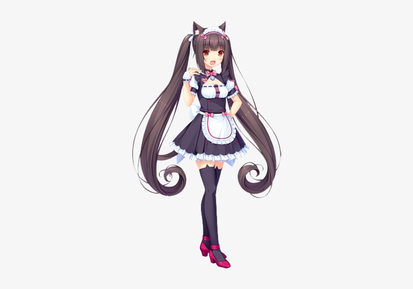 Chocola Maid Full - Nekopara, transparent png #468509