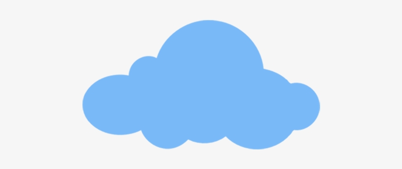 Freeuse Stock Cloud Png Clipart - Blue Cartoon Cloud, transparent png #468575