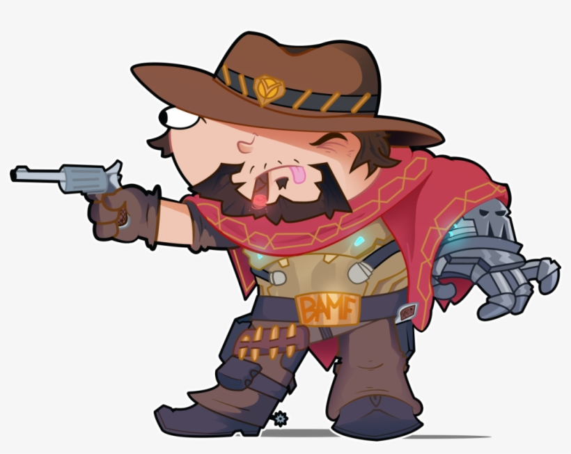 Mccree - Hanzo Discord Emote, transparent png #468765