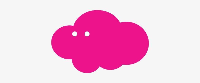 Pink Cloud Png Jpg Free - Heart, transparent png #468824