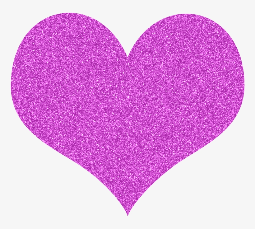 Free Glitter Hearts Clipart - Glitter Heart Clipart, transparent png #468852