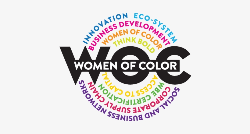 Women Of Color Logo Web - Circle, transparent png #469097