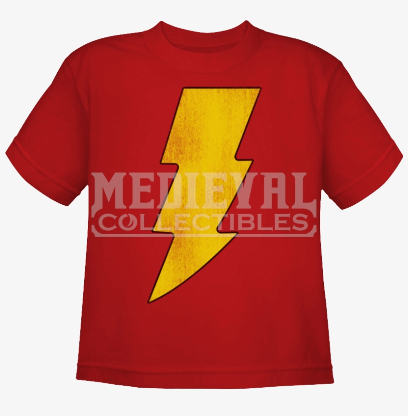 Kids Shazam Logo T-shirt - Youth: Superman-destroyed Supes Logo, transparent png #469527