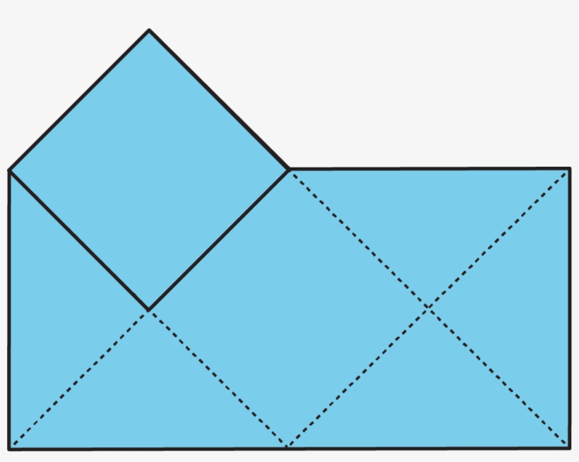 In The Entire Shape, There Is A Total Of 2 Squares - Square, transparent png #469558