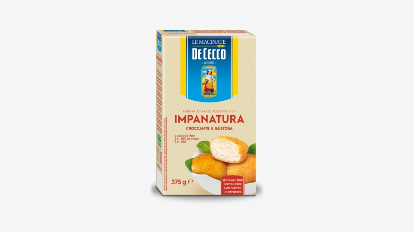 Impanatura Farina Di Mais Tostato - De Cecco Pasta Organic Penne Rigate, 500 G, transparent png #469849