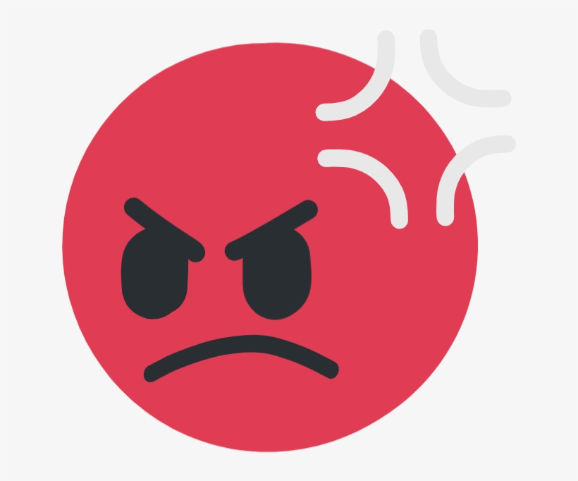 Png - Offended - Discord Angry Emoji, transparent png #4600034