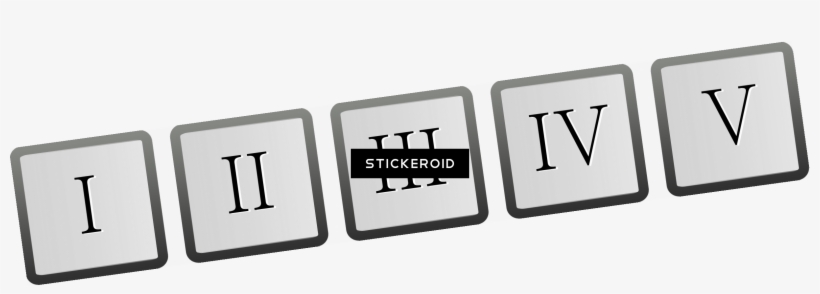 Motudo Roman Numerals - Sign, transparent png #4600036