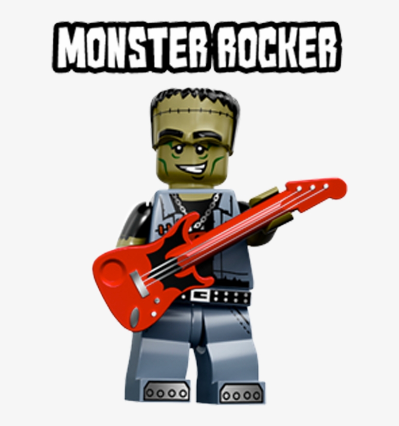When Monster Rocker Really Gets Into The Ghastly Groove, - Lego Minifigure, transparent png #4600925