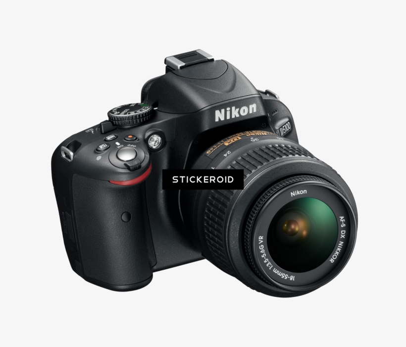Camera Nikon Cam - Nikon D3100 14.2 Mp Slr - Af-s Vr Dx 18-55mm Lens, transparent png #4602328
