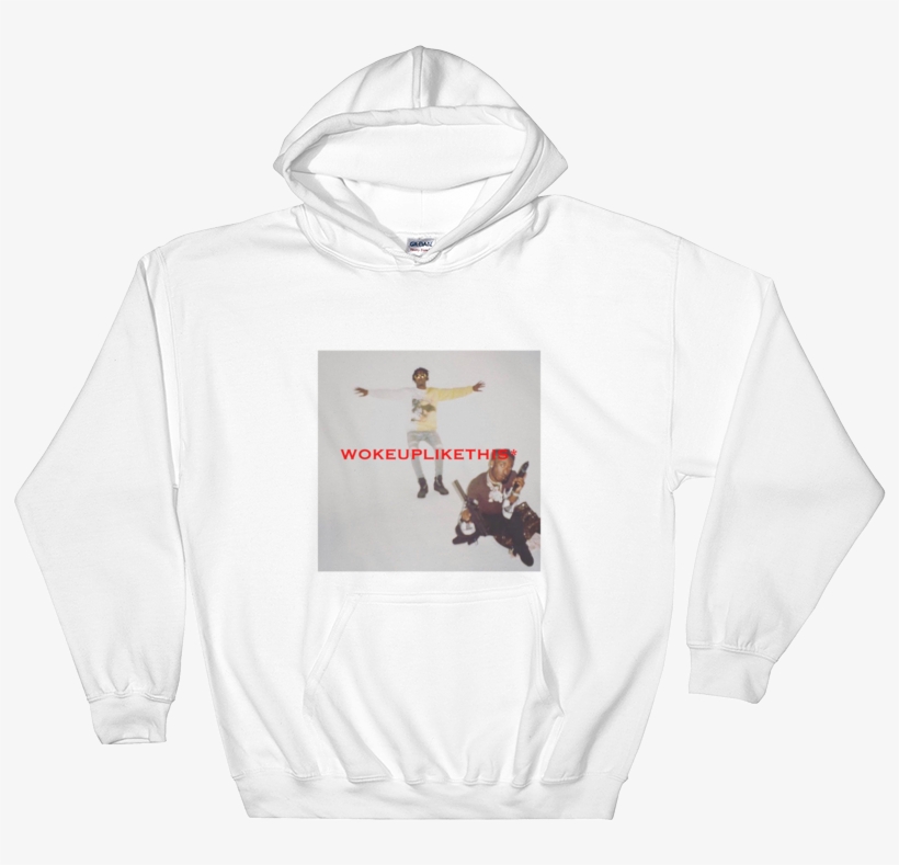Image Of *wokeuplikethis* Lil Uzi X Carti Fan Merch - Hoodie, transparent png #4604109