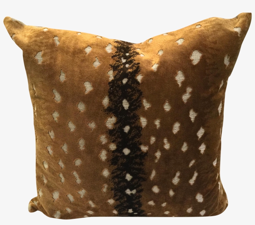 Brown Animal Print Velvet Pillow On Chairish - Throw Pillow, transparent png #4604453