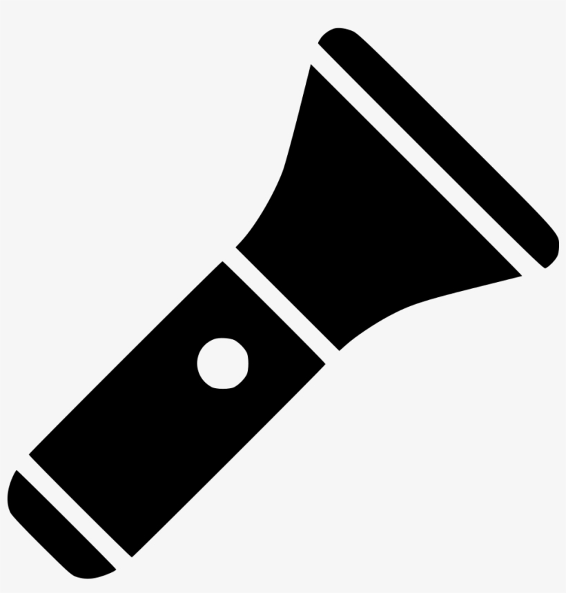 Flashlight Free Icon - Pen Symbol Png, transparent png #4604844