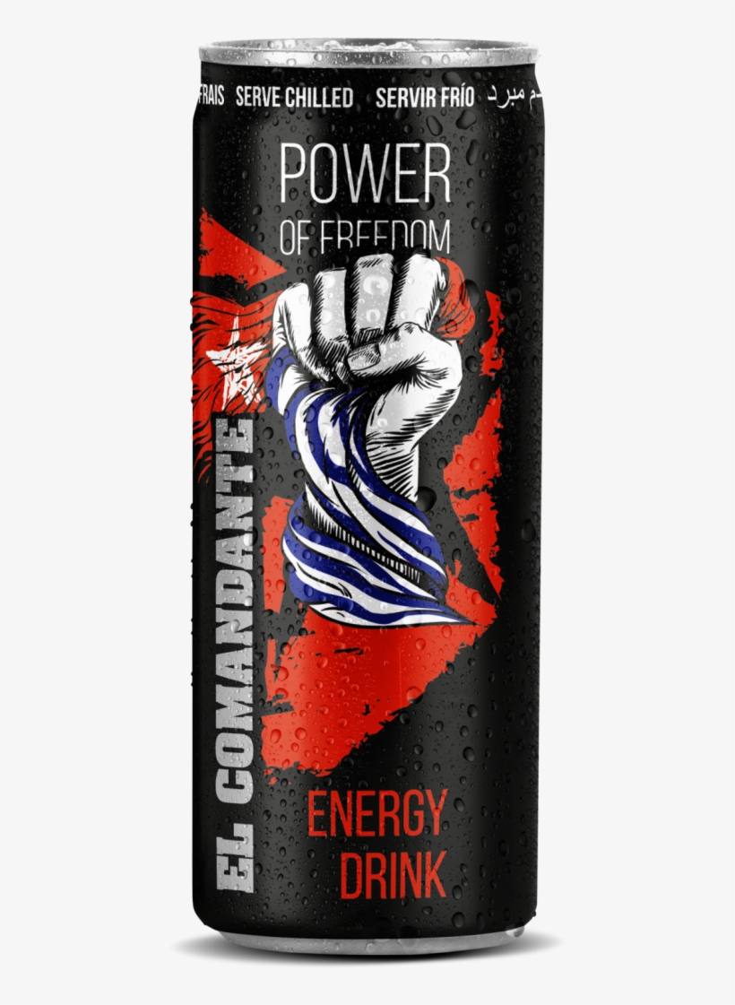 El Comandante Energy Drink250ml - Energy, transparent png #4605108
