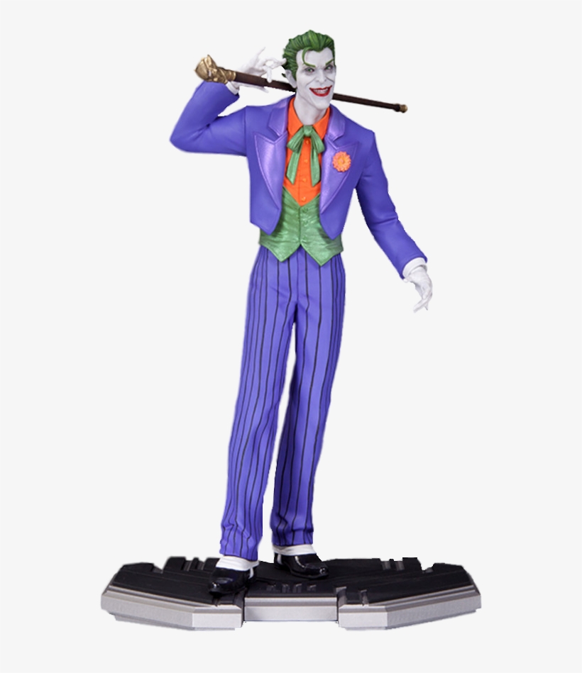 The Joker Dc - Toy Joker Statue, transparent png #4605533