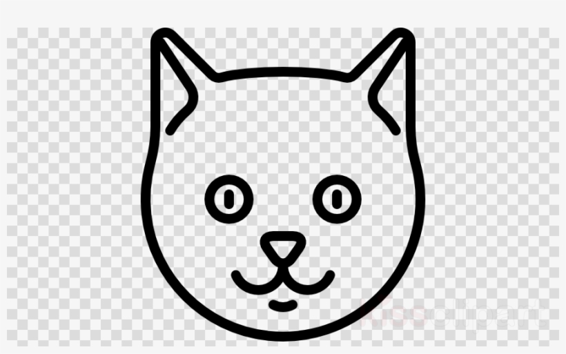 Download Cat Head Png Clipart Cat Kitten - White Icon Github Logo ...