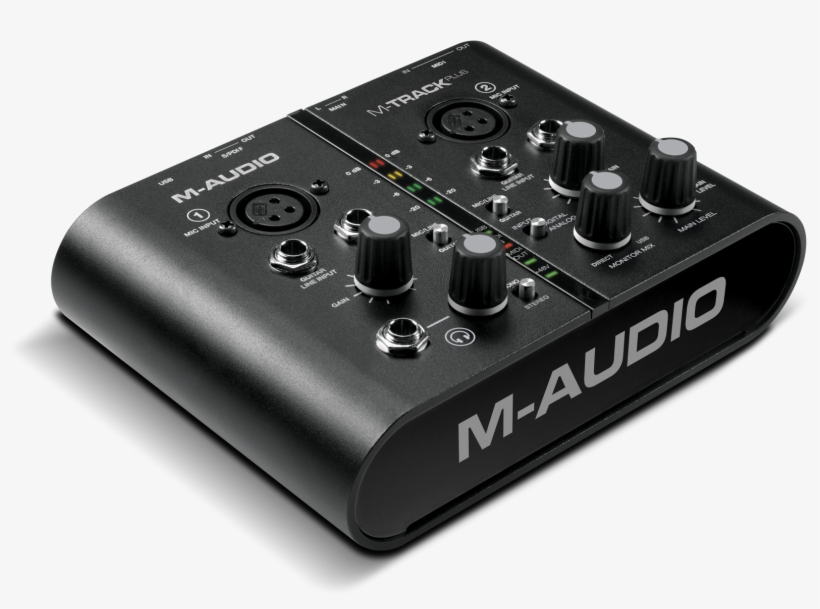 Akai M-trackplus Main - M-audio - M-track Plus Usb/midi Audio Interface, transparent png #4606973