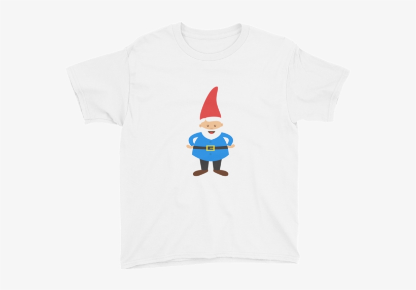 Gnome Youth Short Sleeve T-shirt - Future Hbcu T Shirts, transparent png #4607495