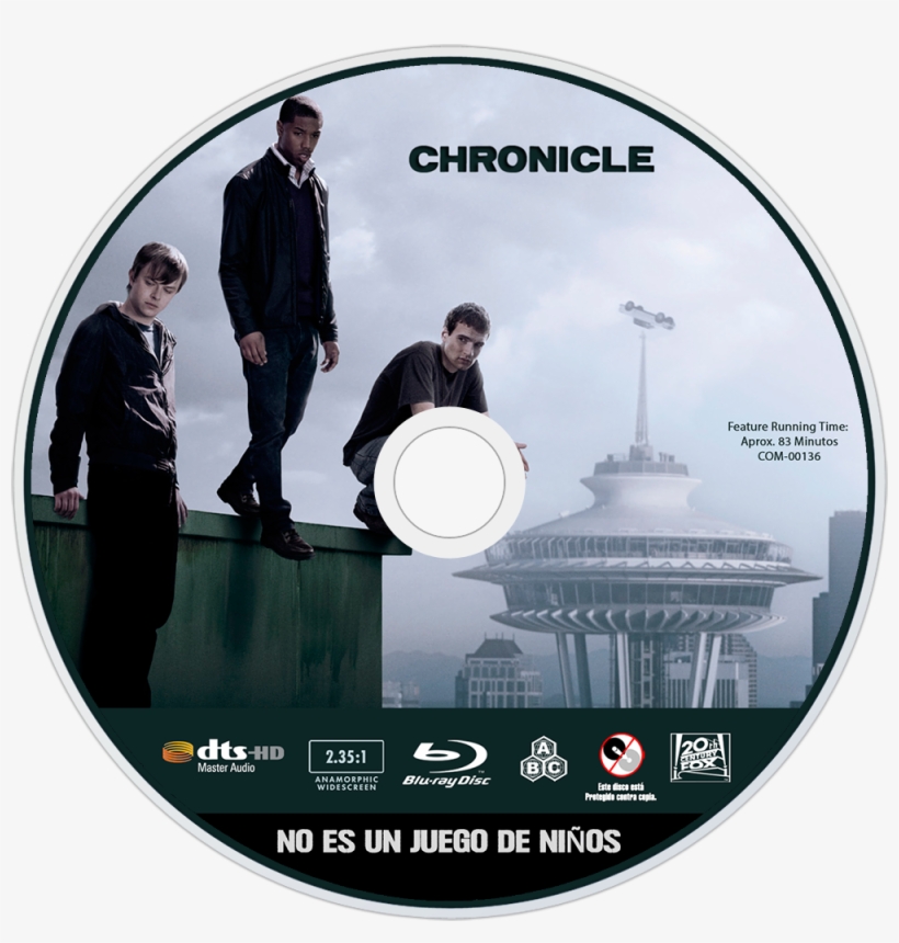 Chronicle Bluray Disc Image - Chronicle 2012 Poster, transparent png #4607556
